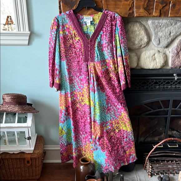 Colorful Patchwork Dress - Picture 1 of 3